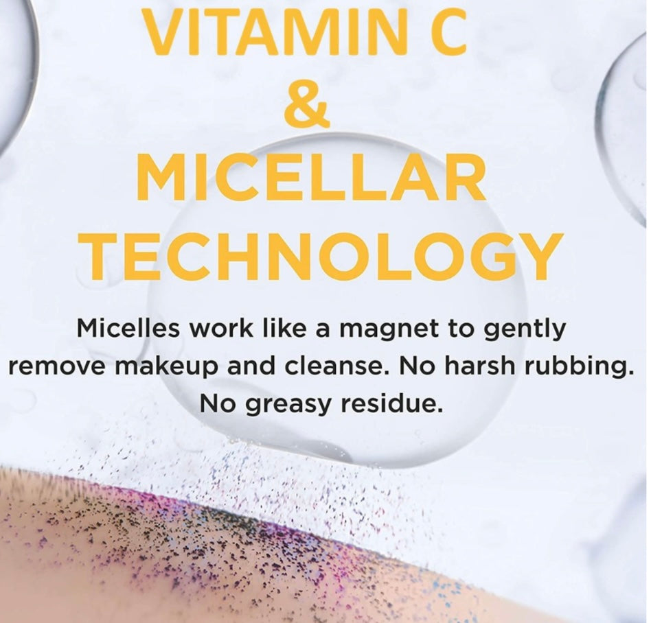 Garnier Micellar Cleansing Water & Makeup Remover Vitamin C 100ml