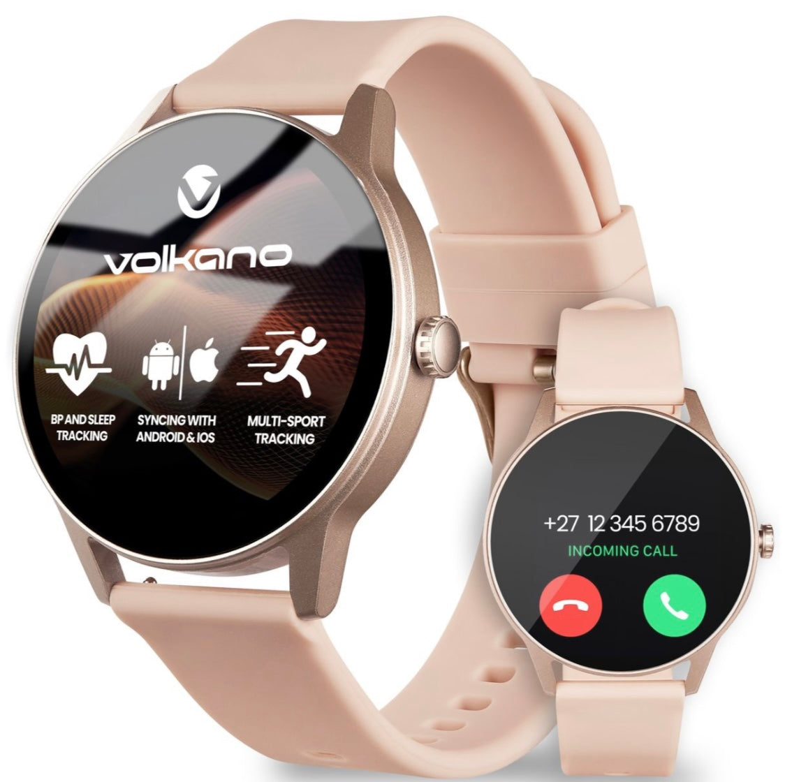 Volkano Smart Watch:Women Soul Series - Rose Gold