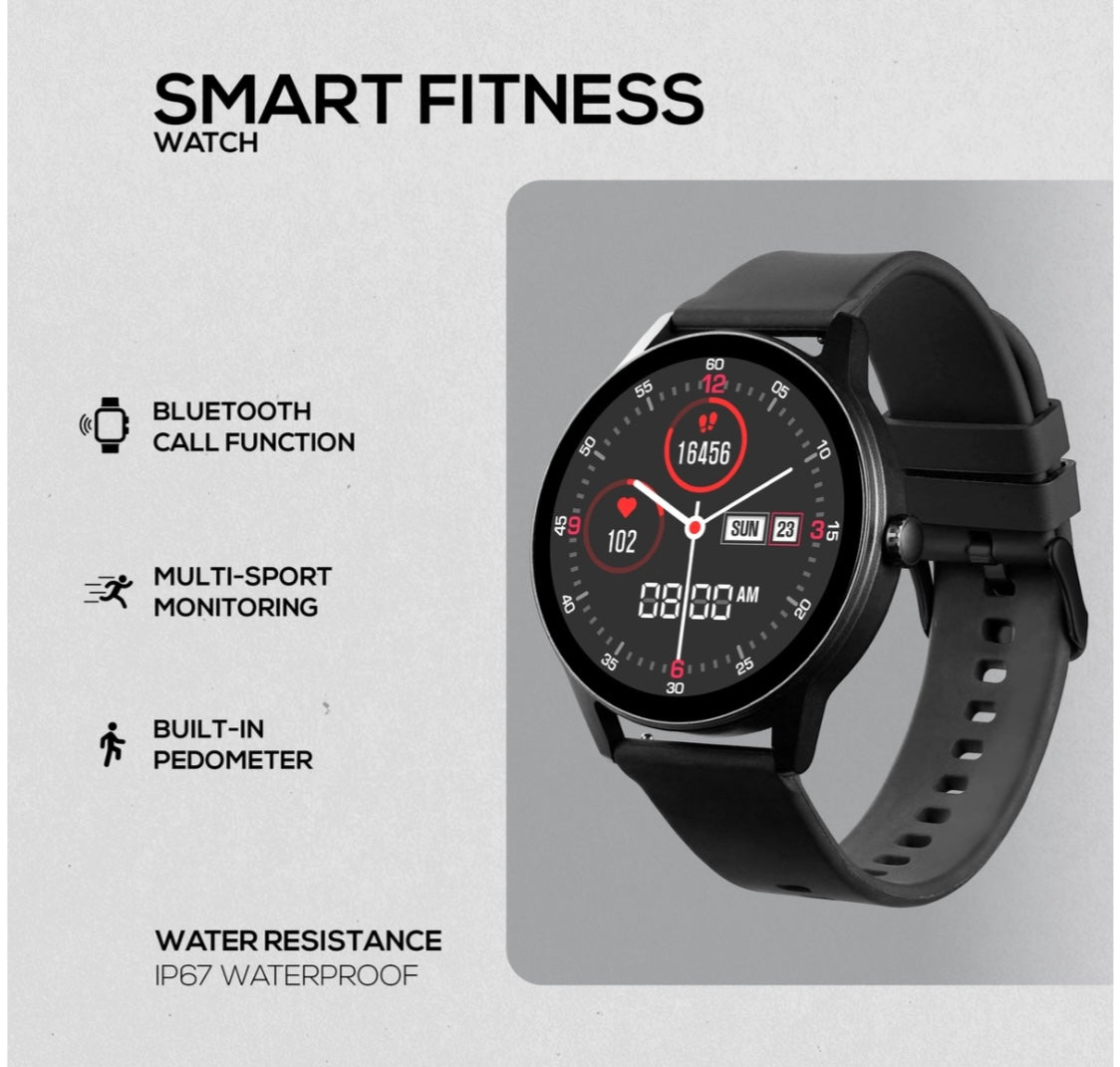 Volkano Smart Watch:Men Soul Series - Black