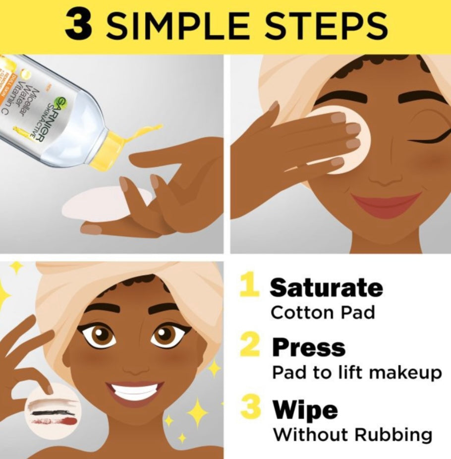 Garnier Micellar Cleansing Water & Makeup Remover Vitamin C 100ml