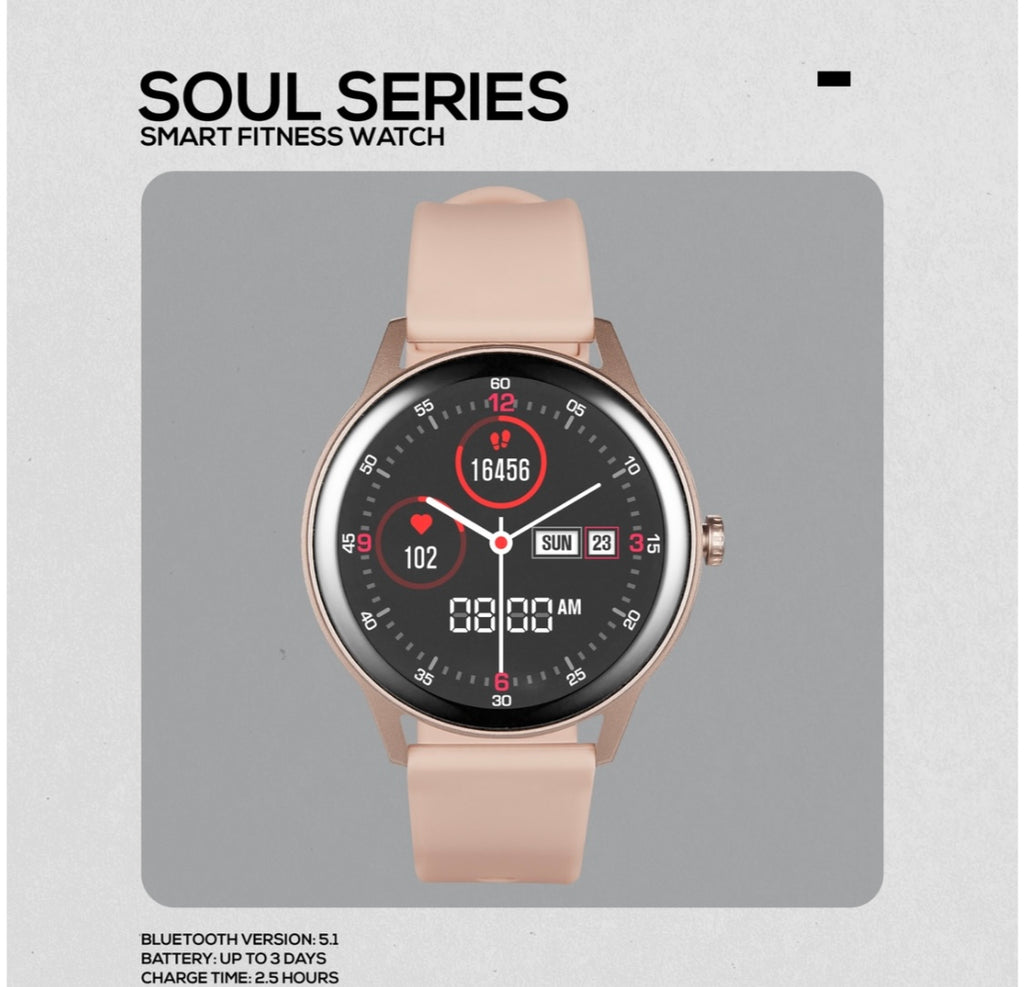 Volkano Smart Watch:Women Soul Series - Rose Gold